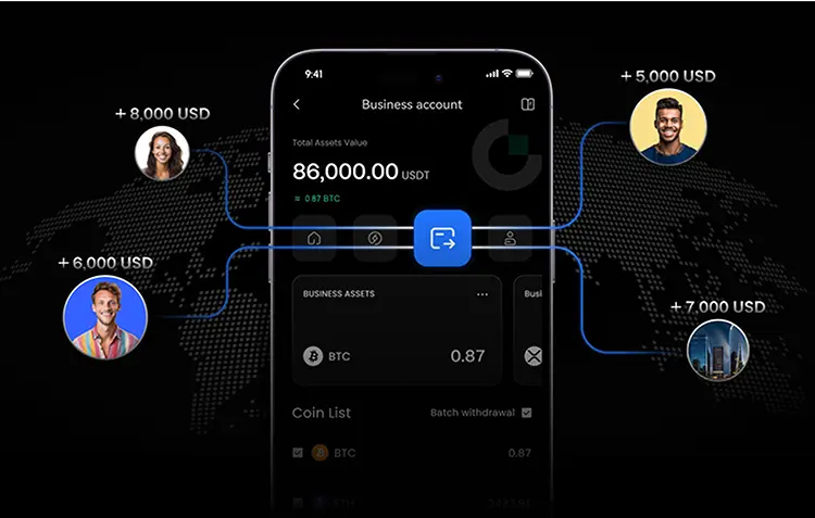Gestione eficazmente los desembolsos masivos, simplificando las transferencias de fondos
